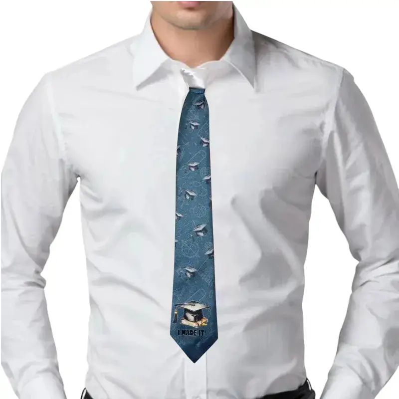 I made it, cravata cu mesaj model crv021